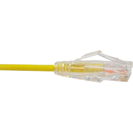 Unc Group 25Ft Cat6 Clearfit Slim Patch Cable Ylw CS6-25F-YLW